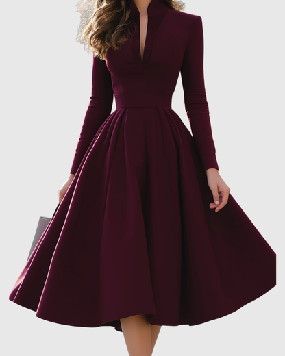 Juliette™ | V-Hals midi-kjole