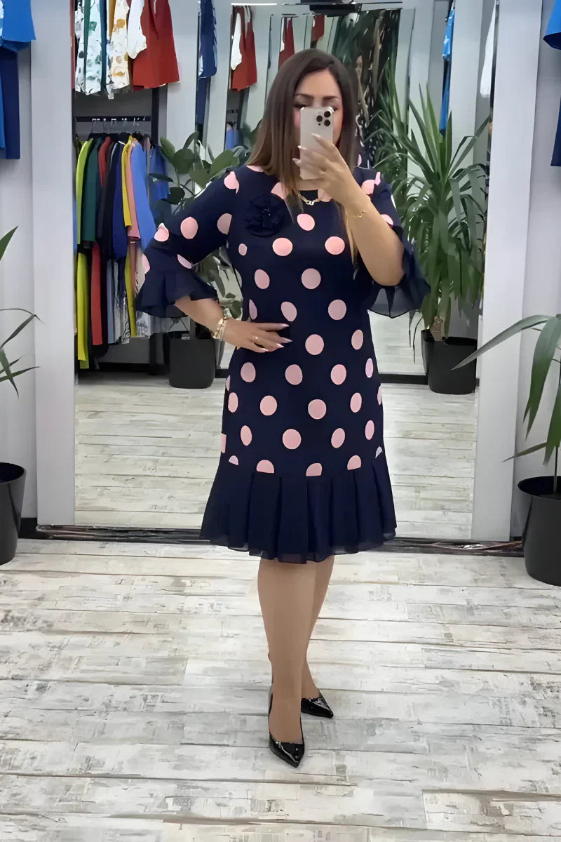 FLEUR™ | Elegant midi-kjole med en flatterende passform og tidløs stil