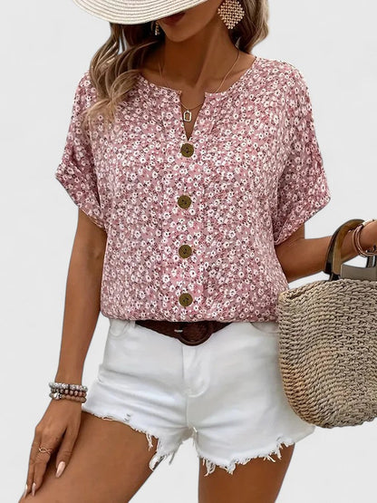 Juni | Elegant Blomstret Sommertopp