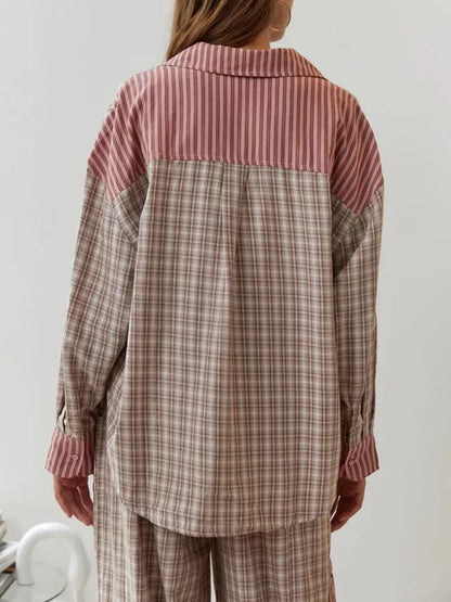 Sophie™ | To-delt rutete pysjamas