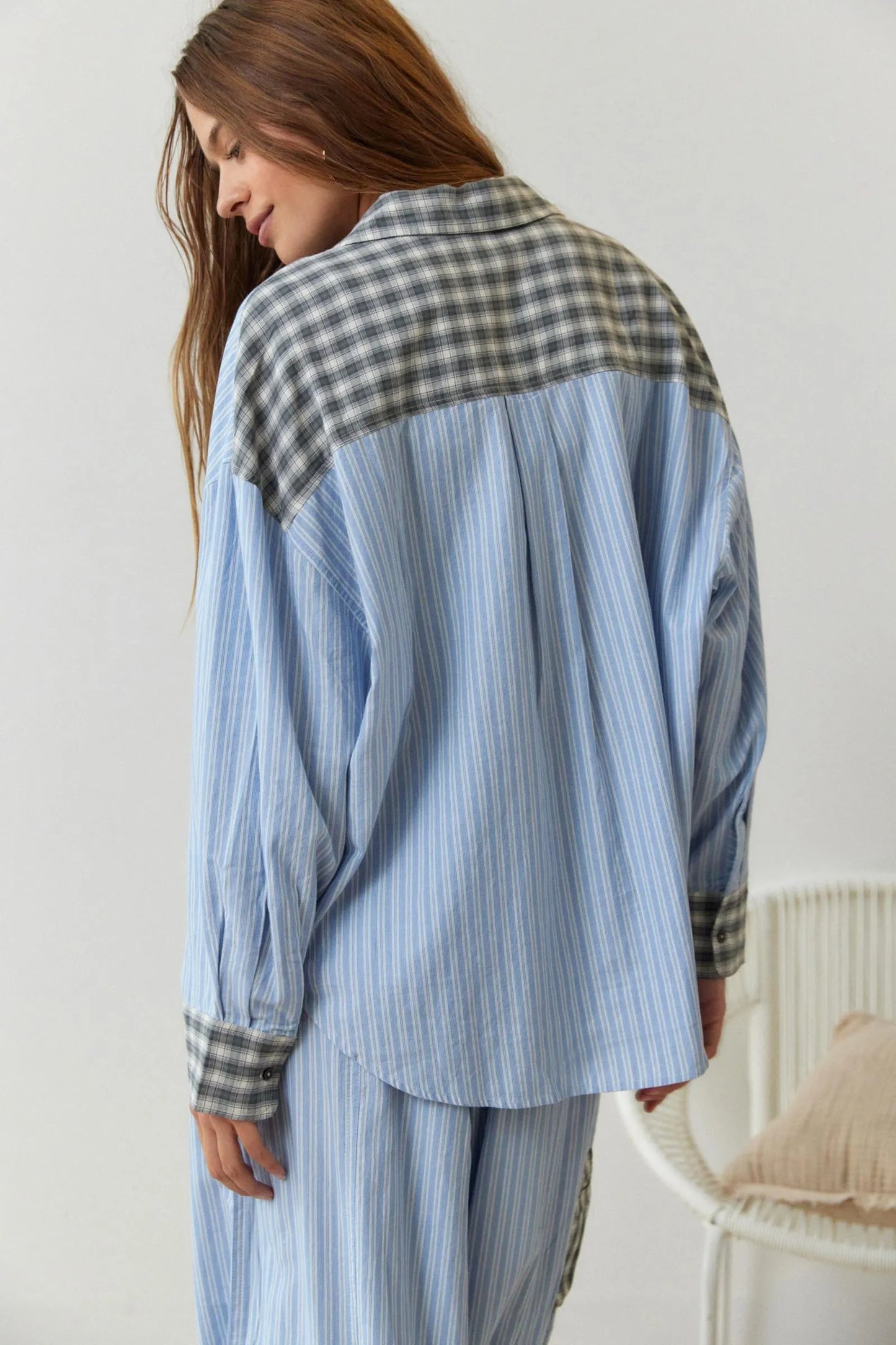 Sophie™ | To-delt rutete pysjamas