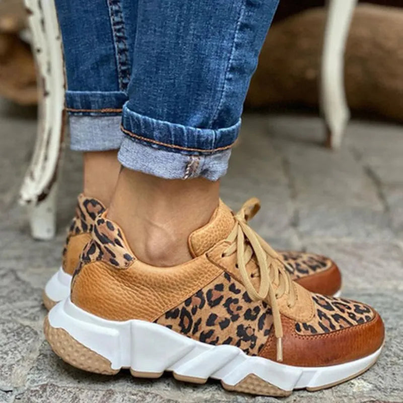 Joliné™ | Komfortable Leopard Sko
