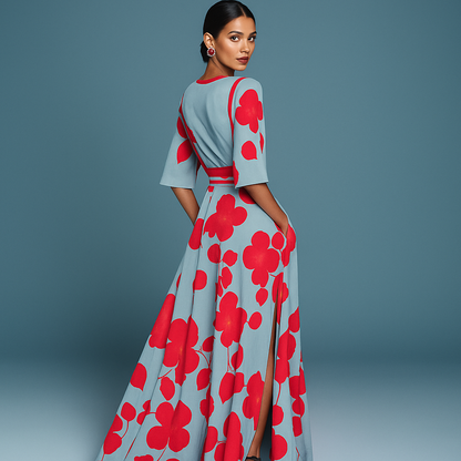 Layla™ | Elegant Kjole i Viskose