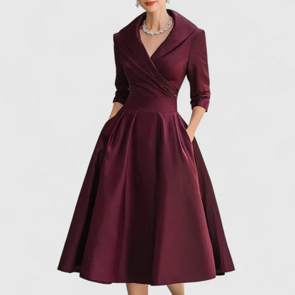 Teresa™ | Midi-kjole med en elegant snitt og en flatterende silhuett