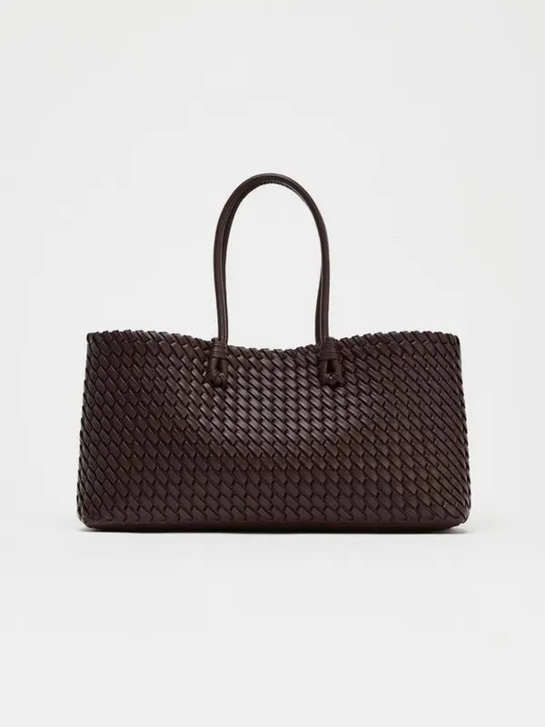 LINDSAY™ - Elegant Vevd Tote Bag for Hverdagsbruk