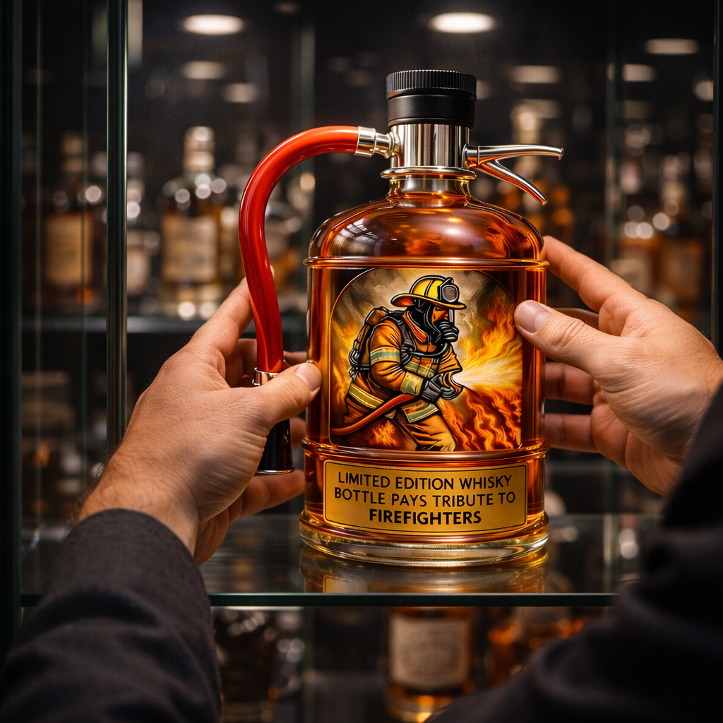 Whiskyflaske - Brannslukker Utgave