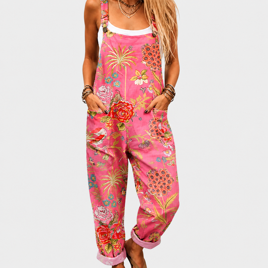 Comfortable Printed Dungarees