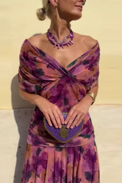 ISABELLA | Elegant Maxi Kjole med Smigrende Midje og Tidlaus Klasse