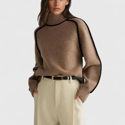 Donna | Elegant høyhalset genser