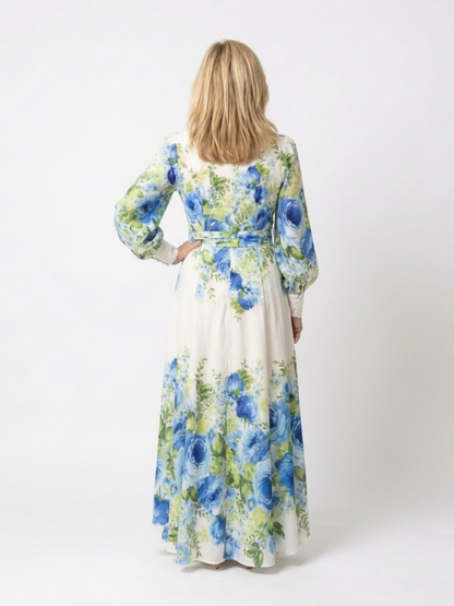 Harper | Knappefront Blomster Maxi