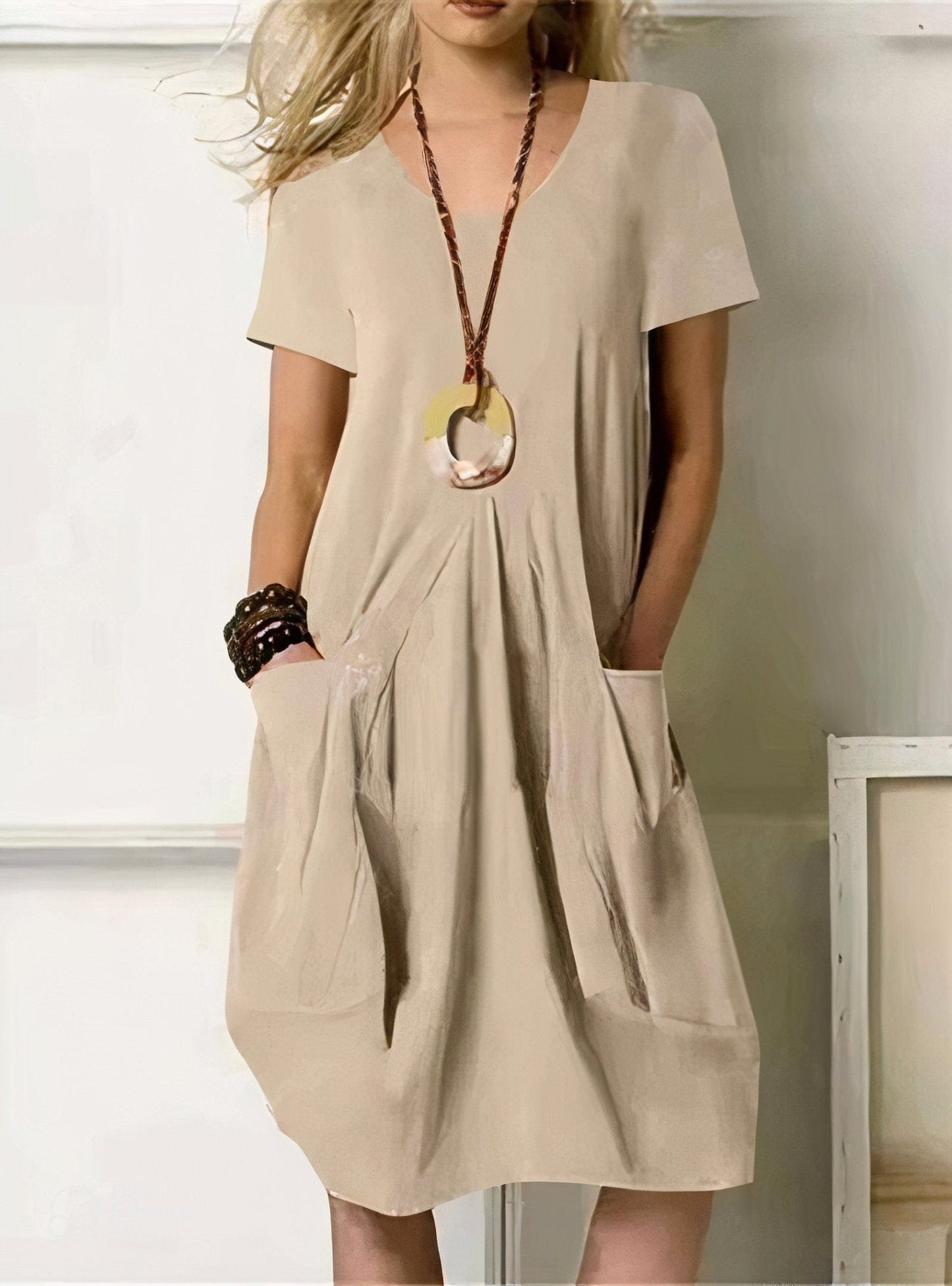 Oriane™ | Flytende Casual Maxi Kjole