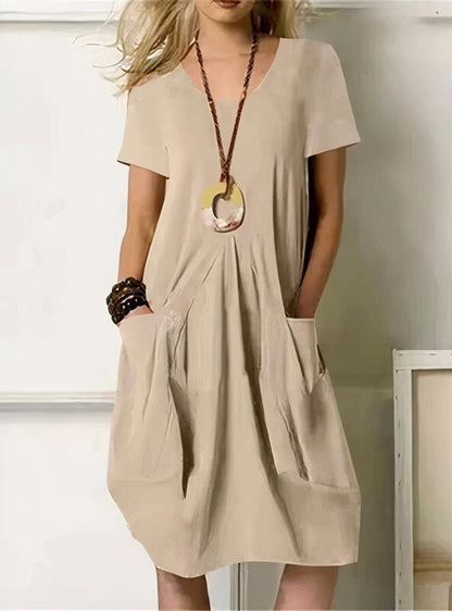 Oriane™ | Flytende Casual Maxi Kjole
