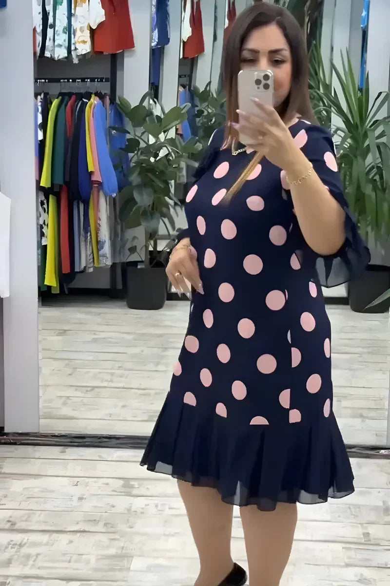 FLEUR™ | Elegant midi-kjole med en flatterende passform og tidløs stil