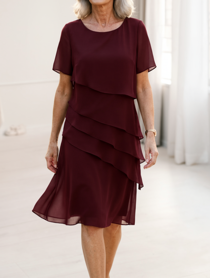Linda | Elegant Komfort Volangkjole