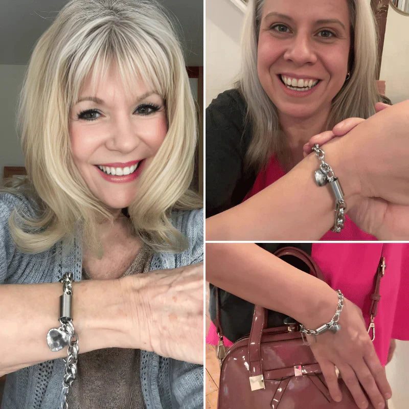 Elegant Hjerteformet Chunky Armbånd