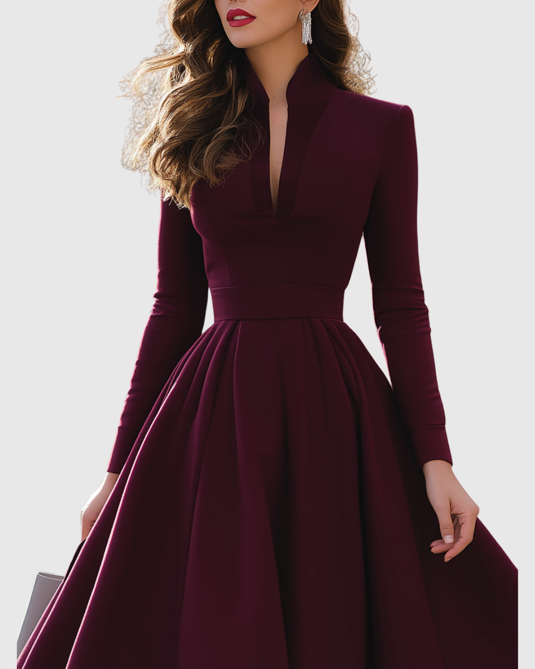 Juliette™ | V-Hals midi-kjole