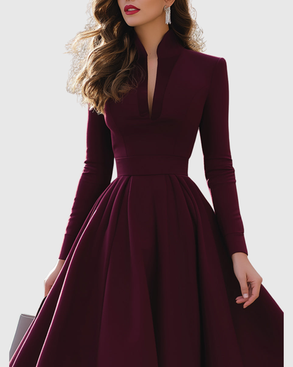 Juliette™ | V-Hals midi-kjole