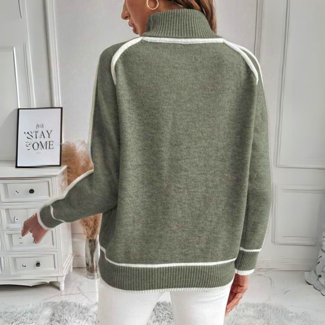 Kaylee | Elegant genser med høy krage