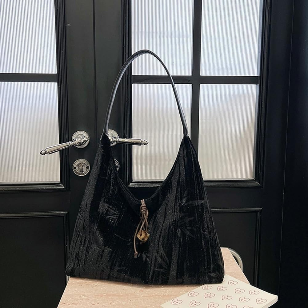 Amélie - Fløyels Crossbody Skulderveske