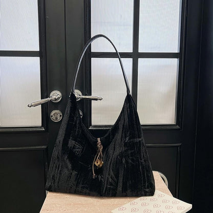 Amélie - Fløyels Crossbody Skulderveske