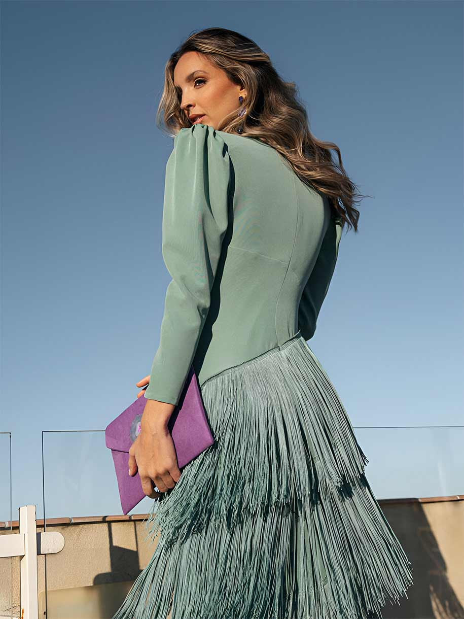 Ronda Fringed Kjole
