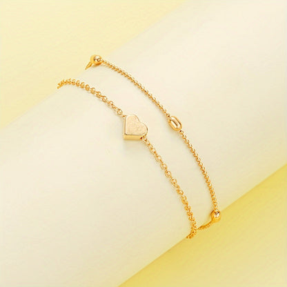 Elegant Minimalistisk Halskjede og Armbånd Sett