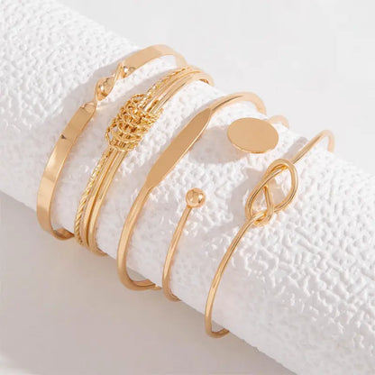 Sofistikert Knottet Eleganse Armbåndsett