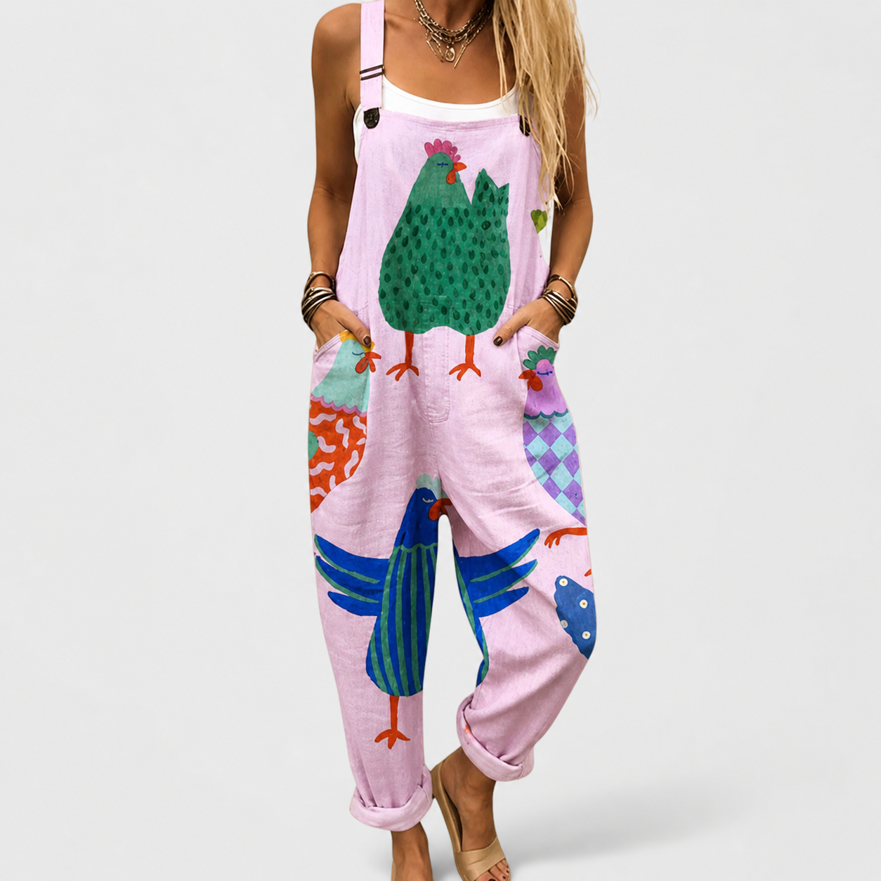 Comfortable Printed Jumpsuit