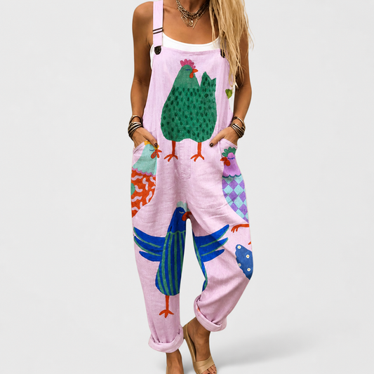 Comfortable Printed Jumpsuit