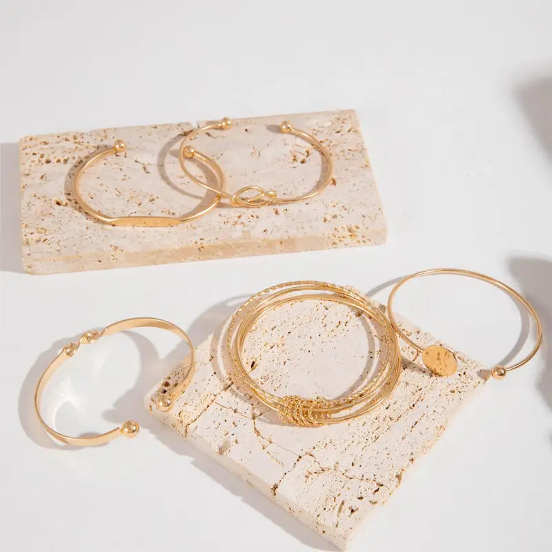 Sofistikert Knottet Eleganse Armbåndsett