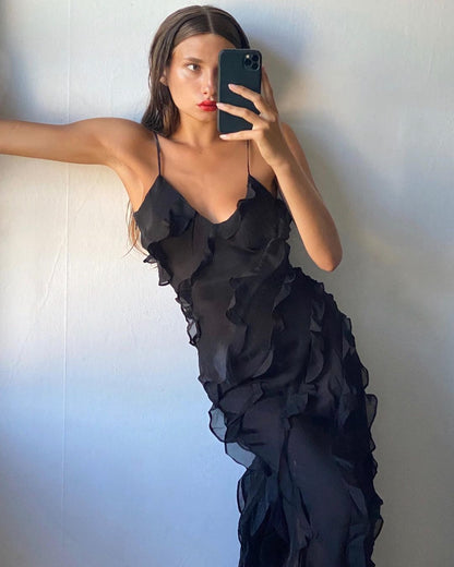 Eila™ | Volang Maxi Kjole