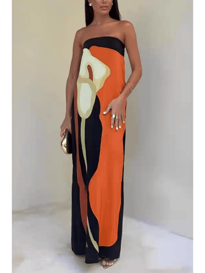 Eliana™ | Chic Uten Ermer Maxi Kjole