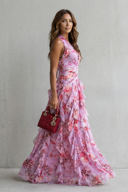 Belladina | Halter Maxi Kjole