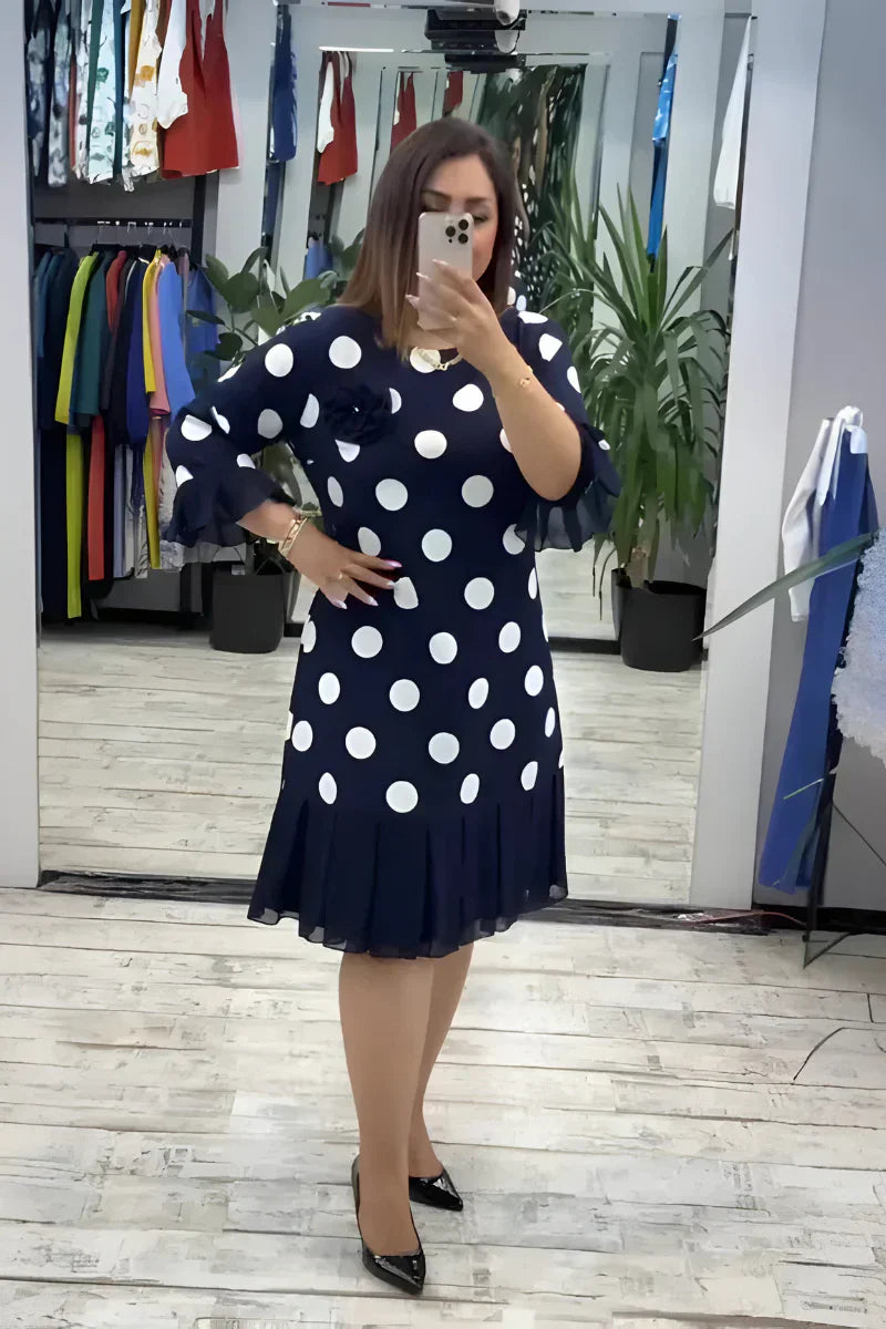 FLEUR™ | Elegant midi-kjole med en flatterende passform og tidløs stil