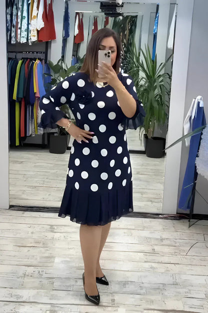FLEUR™ | Elegant midi-kjole med en flatterende passform og tidløs stil