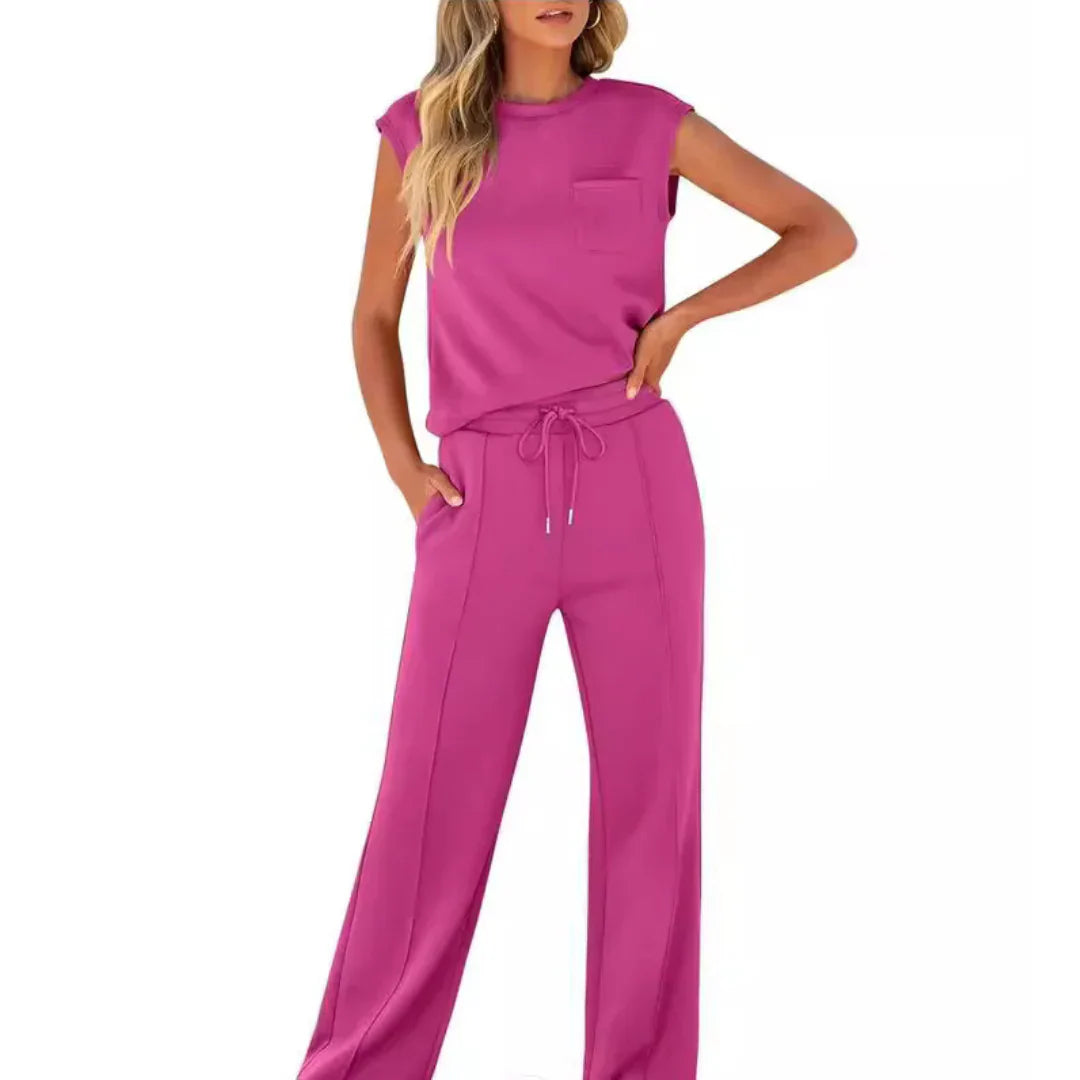 KAIYA™ – Casual Sommer Myk Lounge Co-Ord