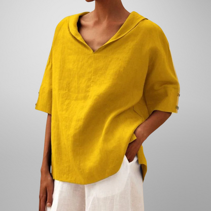 VICTORIA – AVSLAPPET HVERDAGSBLOUSE