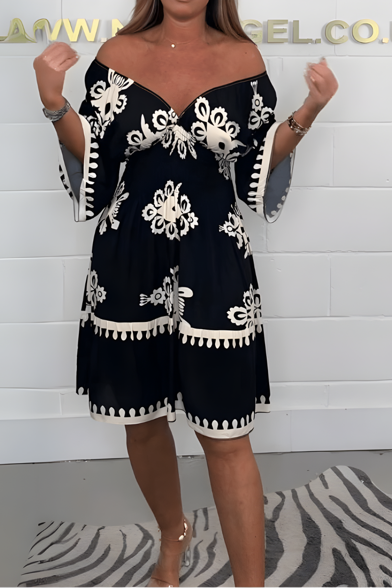 IVY™ | Boho Kjole Midi Uanstrengt Eleganse & Stil