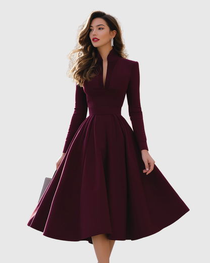 Juliette™ | V-Hals midi-kjole