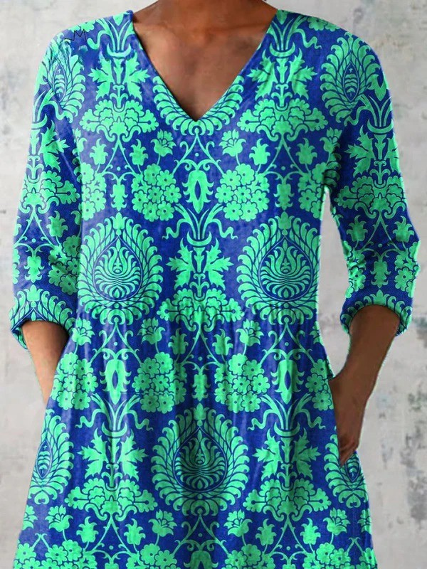 Beatrix | Lang V-hals bluse