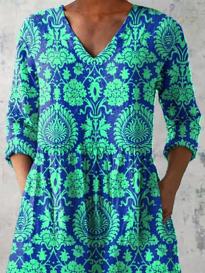Beatrix | Lang V-hals bluse