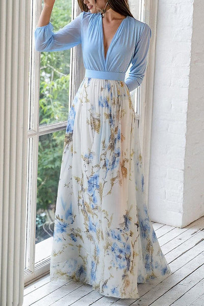 Esmee | Elegant Maxi Kjole med Smigrende Passform