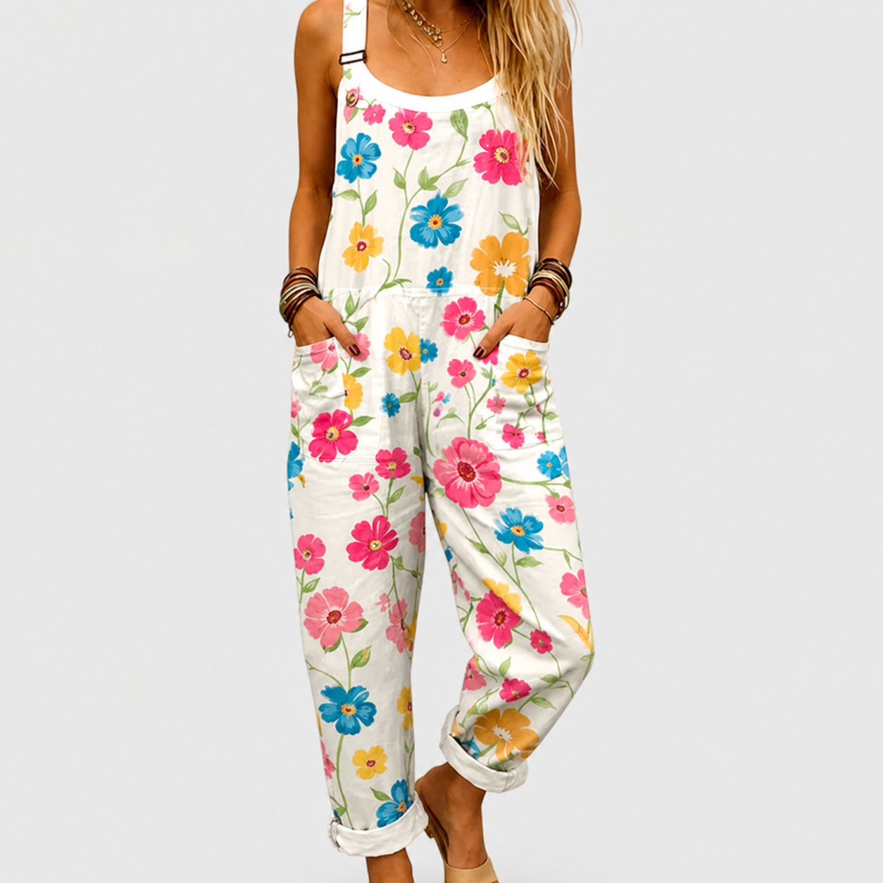 Comfortable Printed Jumpsuit