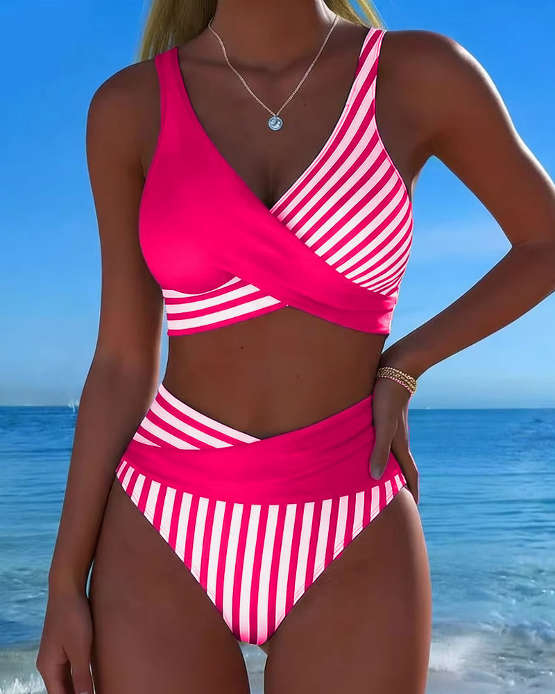 Stripete Trykt Bikini