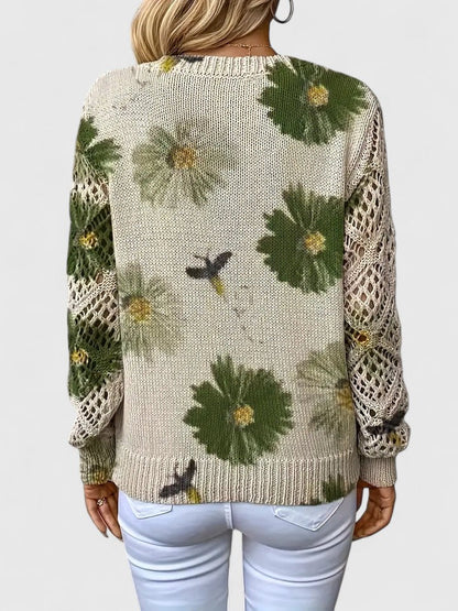 Kaiti | Elegant Floral Sweater