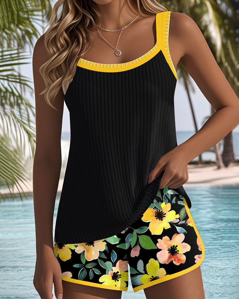 Laluna® | Elegant To-delt Tankini Sett