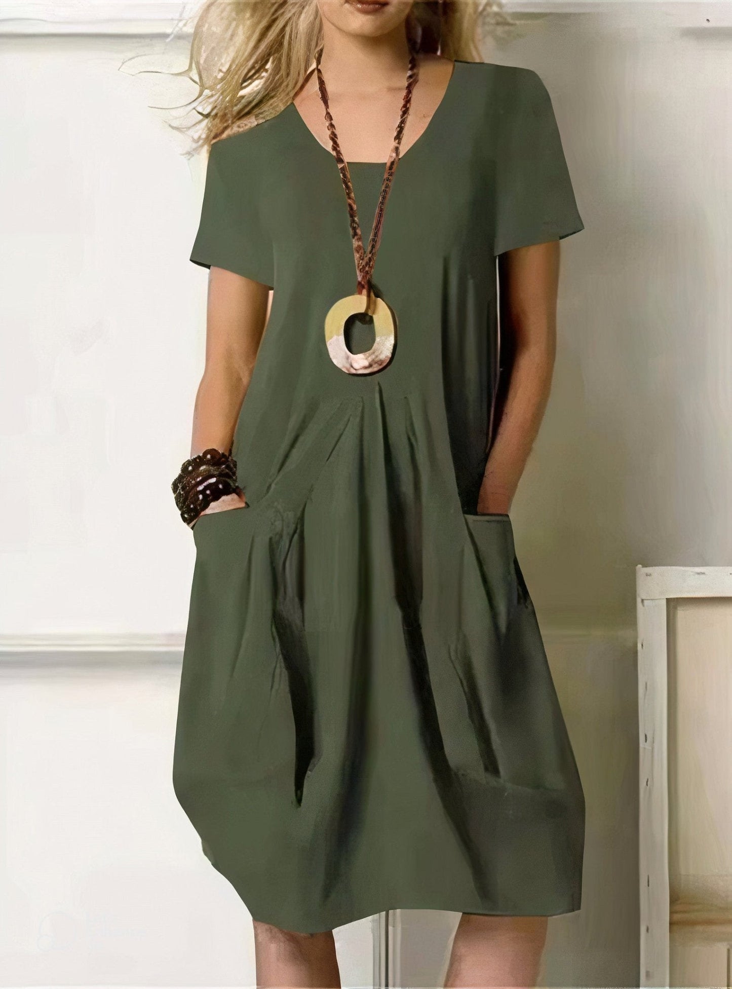 Oriane™ | Flytende Casual Maxi Kjole