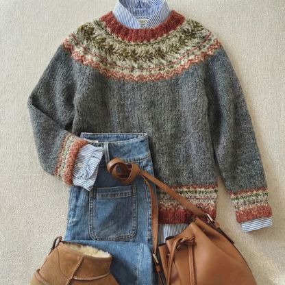 JOYCE | Vintage Nordisk Mønster Genser