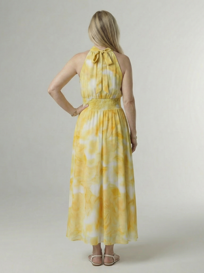 Sylin | Samlet Halter Midi Kjole