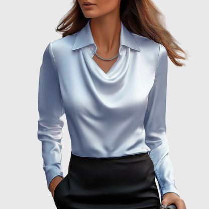 Brooklyn - Elegant Satengbluse
